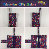 Nappy Wallet - Purple with Colourful Dots Nappy Wallet - Purple with Colourful Dots